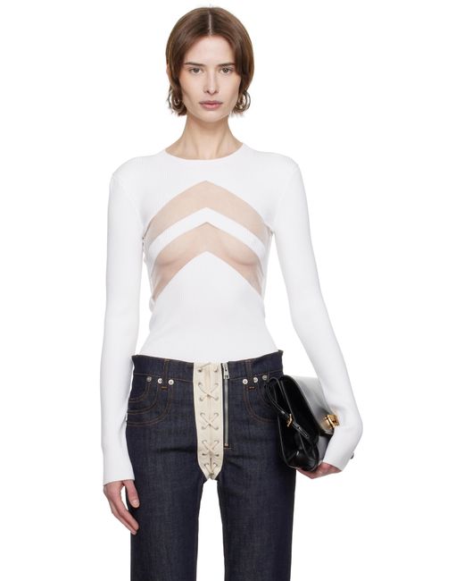 Jean Paul Gaultier Multicolor 'The Chevrons' Sweater