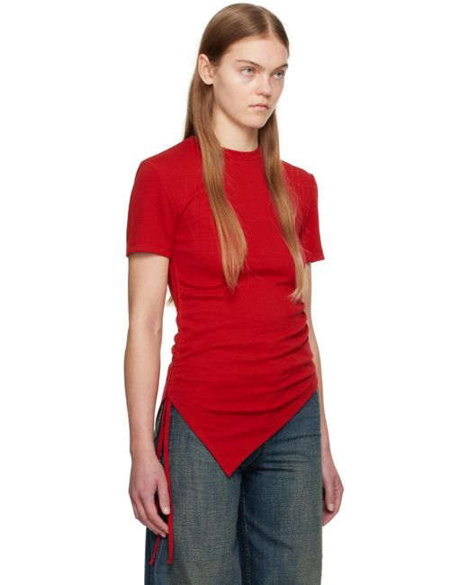 ANDERSSON BELL Red Ssense Exclusive Cindy T-shirt