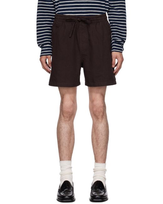YMC Black Shorty Shorts for men