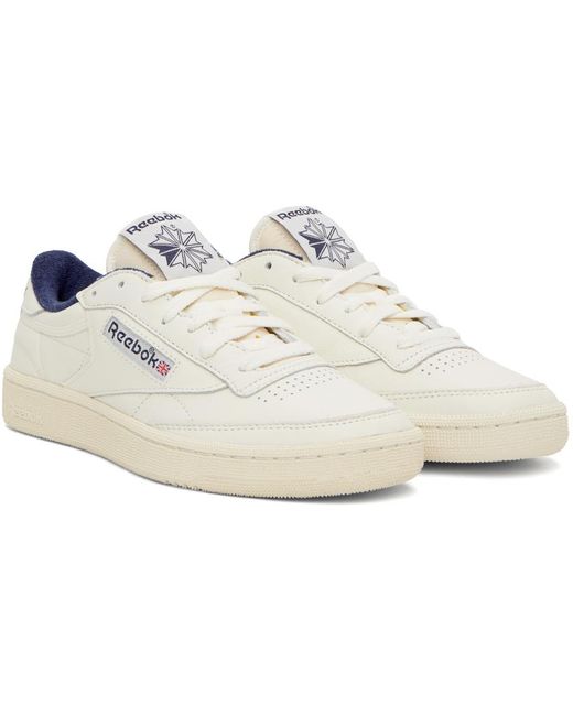 Baskets rétro club c 85 blanc cassé Reebok pour homme en coloris Black