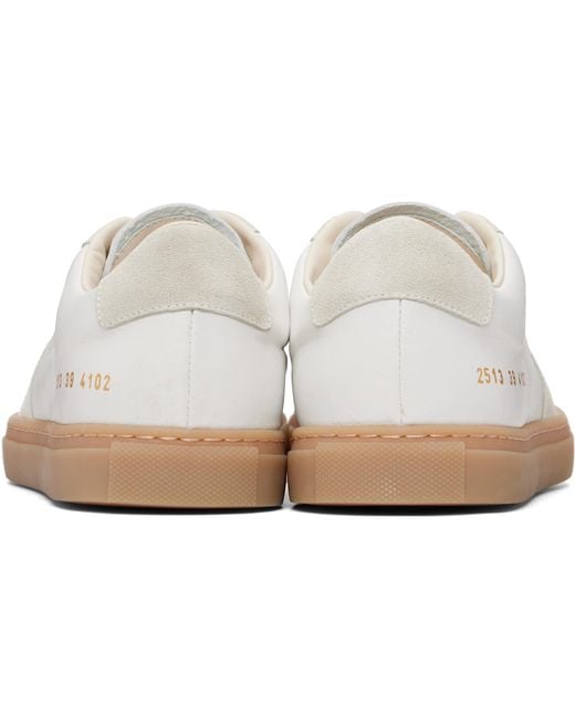 Common Projects Black Off- Bball Slim Sneakers for men