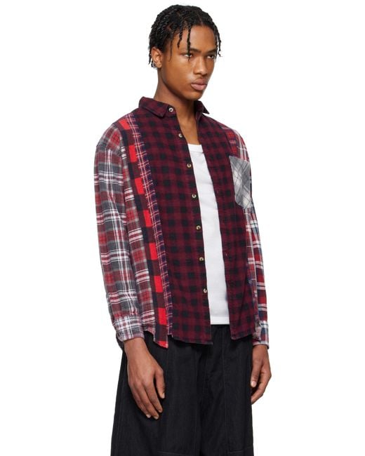 Needles Red 7 Cuts Shirt for men