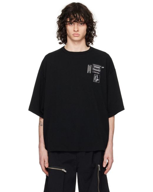 T-shirt uc1d4807-4 noir Undercover pour homme en coloris Black