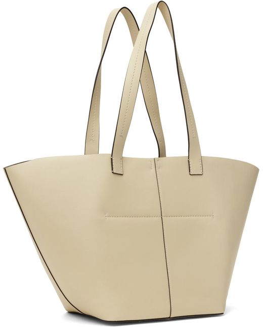 Proenza Schouler Natural Off-white White Label Large Bedford Tote