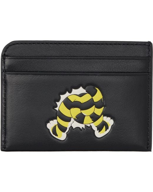 KENZO Black Paris Wild Tiger' Card Holder for men