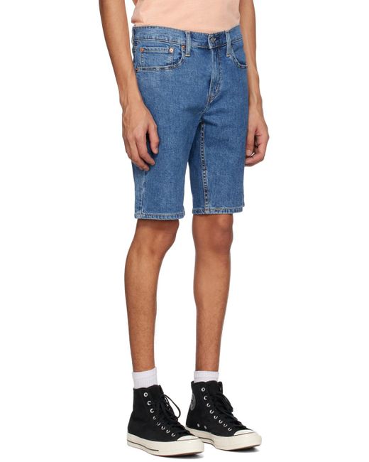 Levi's Blue 412 Denim Shorts for men