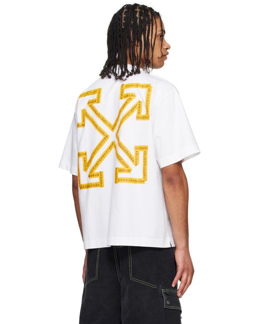 メンズ Off-White c/o Virgil Abloh ホワイト Tape Arrow Tシャツ White