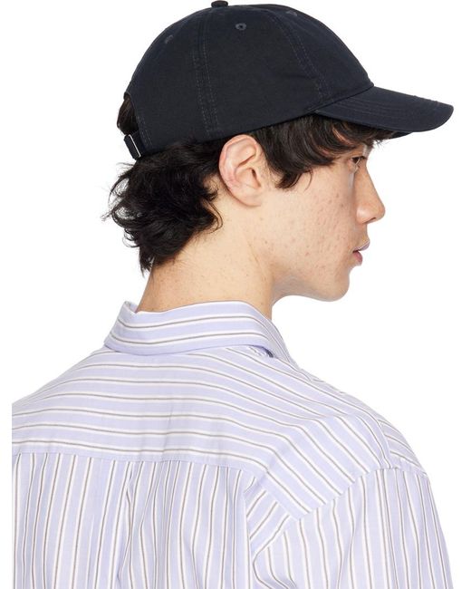 WOOD WOOD Blue Low Profile Cap for men