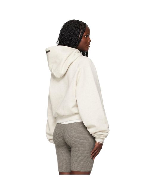Fear Of God Gray Holiday Embossed 90S Raglan Hoodie