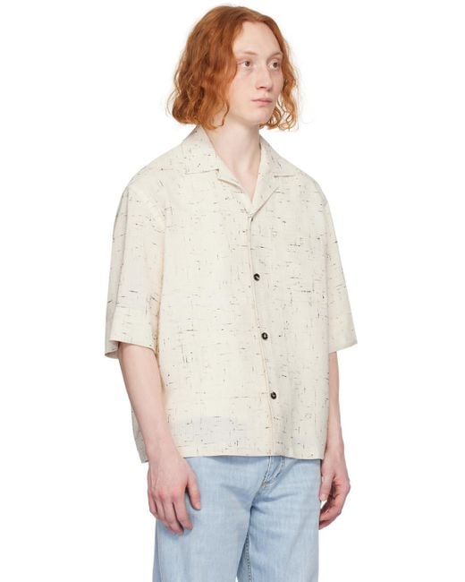 Bottega Veneta Off-white Pocket Shirt for men