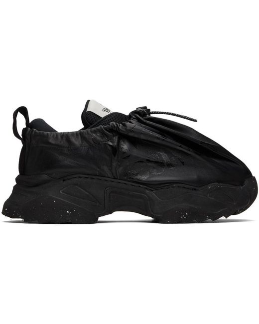 Baskets romper noires à empiècement de style housse Vivienne Westwood pour homme en coloris Black