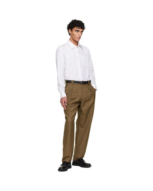 A.P.C. Natural Tan Renato Trousers for men
