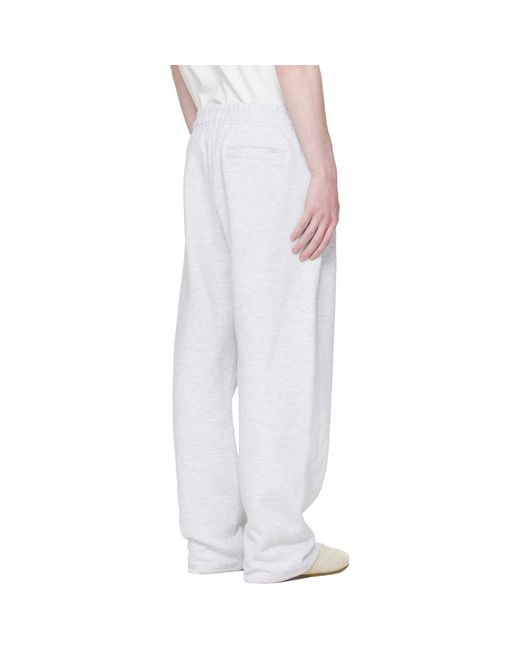 Entire studios White Straight Leg Sweatpants for men