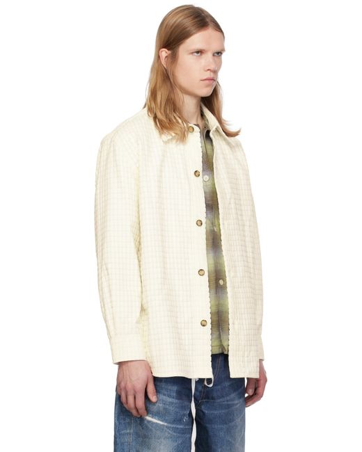 ANDERSSON BELL Natural Gabriel Long Shirt for men