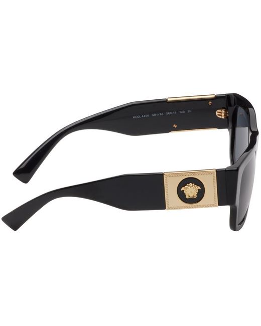 Versace Black Medusa Stud Sunglasses for men