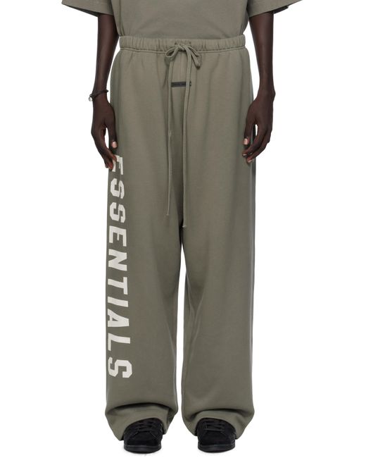 Fear Of God Green Lounge Fleece Sweatpants for men