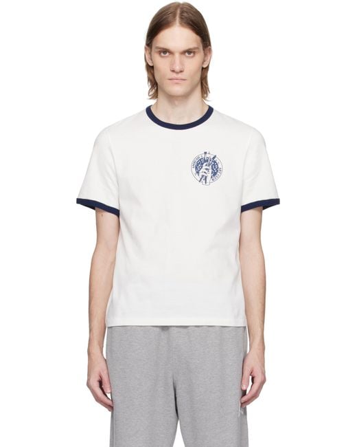 メンズ Ambush ホワイト 'Art Club' Tシャツ White