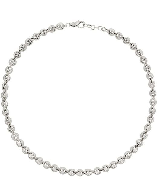 Sophie Buhai Metallic Small Circle Link Necklace