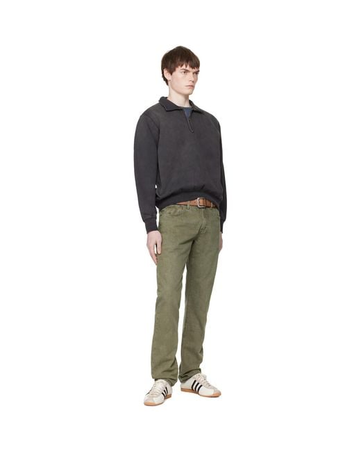 RRL Green Slim Fit Jeans for men