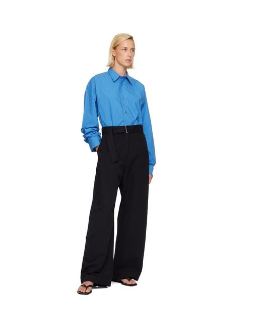 Studio Nicholson Blue Chatto Trousers