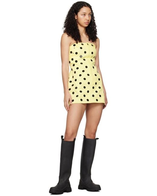 Ganni Black Recycled Rubber Country Boots | Lyst Canada