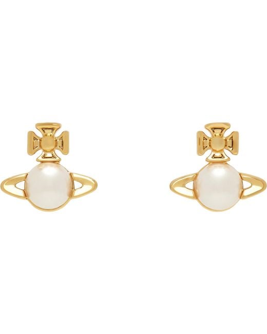 Vivienne Westwood Metallic Balbina Earrings