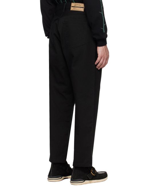 Pantalon noir à plis Neighborhood pour homme en coloris Black