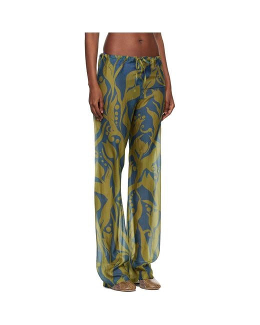 Dries Van Noten Multicolor Elasticated Trousers