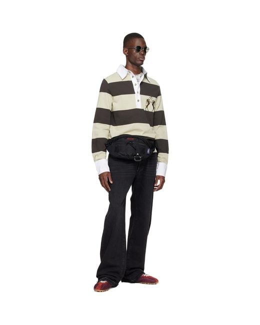 Comme des Garçons Black Briefing Edition Nylon Diamond Rip Belt Bag for men