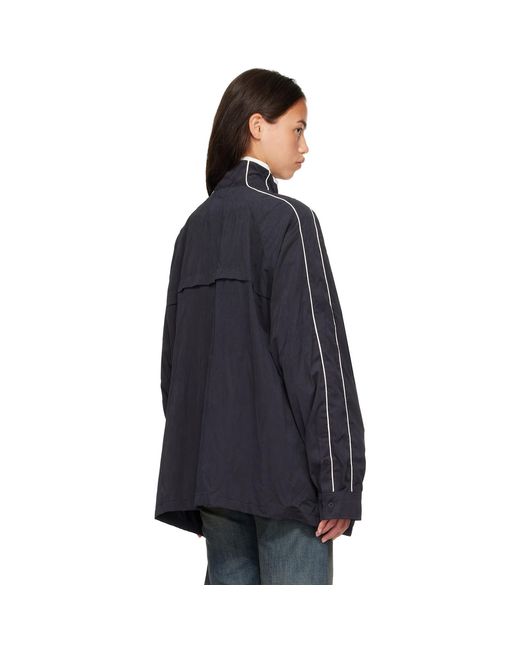 Balenciaga Blue Fluid Peachy Track Jacket