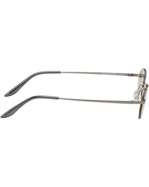 Our Legacy Natural Gunmetal Adorable Sunglasses for men