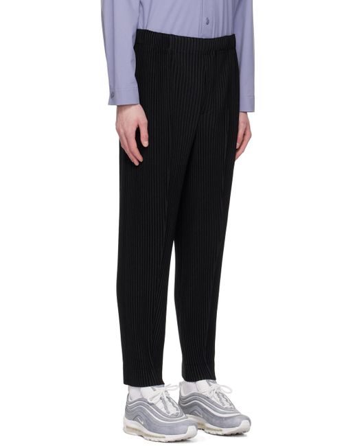 Homme Plissé Issey Miyake Homme Plissé Issey Miyake Black Pleats Bottoms 1 Trousers for men