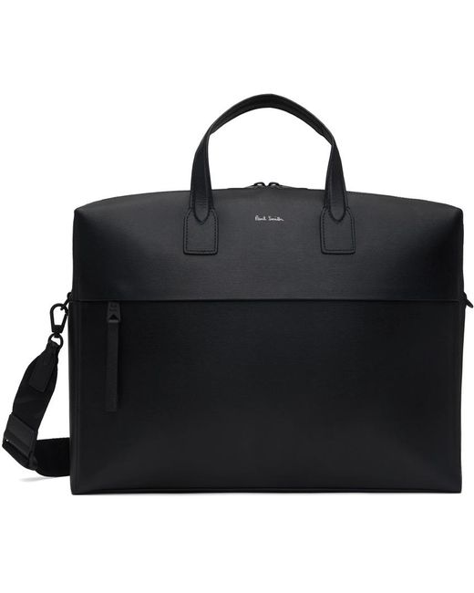 Paul Smith Black Double-Zip Briefcase for men