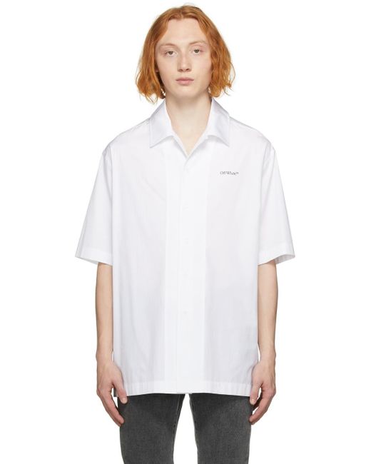 Off-White c/o Virgil Abloh White caravaggio Lute Holiday Shirt for men
