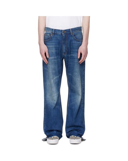 Vetements Blue Bootcut Jeans for men