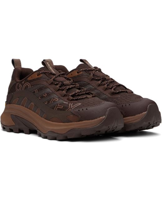 メンズ Merrell ブラウン Moab Speed 2 Gore-Tex Bl スニーカー Black