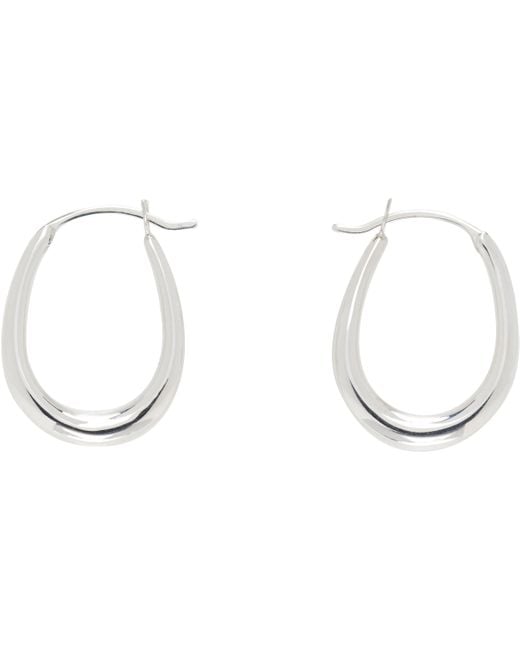 Sophie Buhai Black Tiny Egg Hoop Earrings