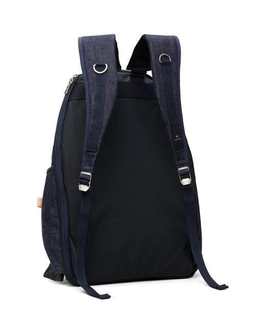 Master Piece Blue Fullcount Edition Collaboration Series Denim Backpack for men
