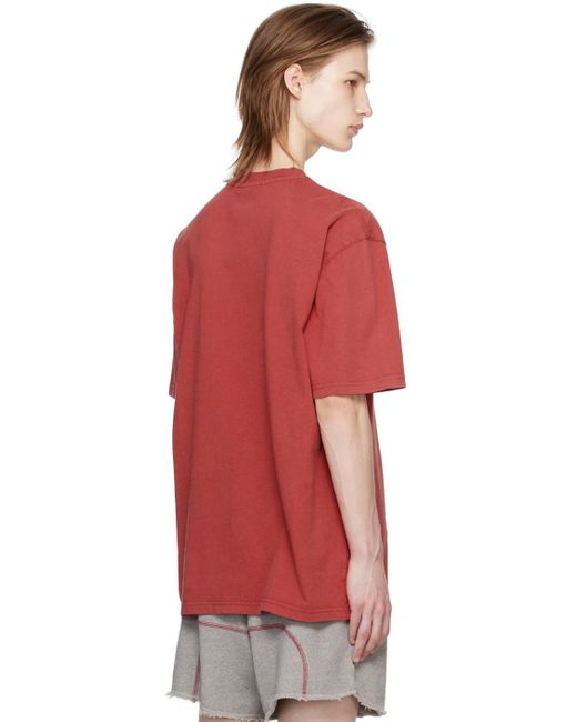 A_COLD_WALL* * Red Essential T-shirt for men