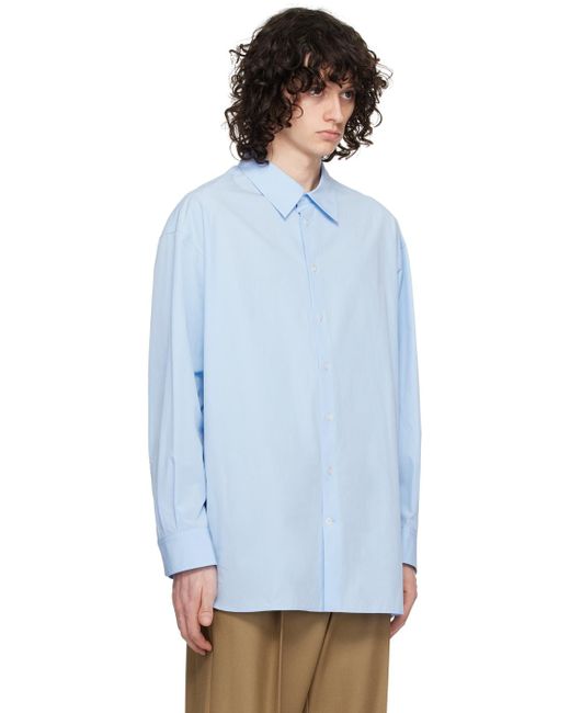 The Row Blue Lukre Shirt for men