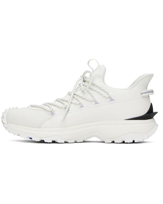 Moncler Black White Trailgrip Lite2 Sneakers for men