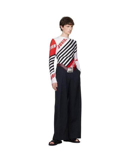 Jean Paul Gaultier Red 'The Junior Gaultier' Top for men