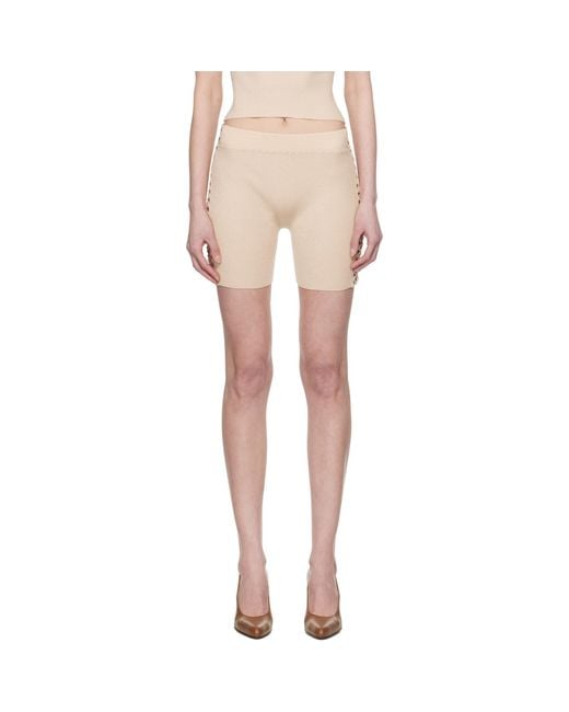 Isa Boulder Multicolor Ssense Exclusive Ribbed High Waist Shorts