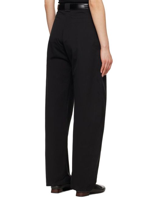 Lemaire Black Large Trousers