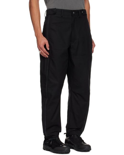 Mordecai Black Zipper Trousers for men