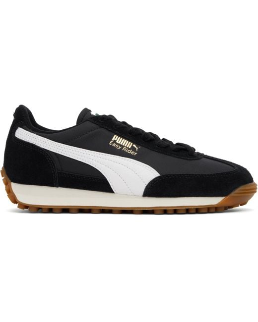 PUMA Black Easy Rider Vintage Sneakers