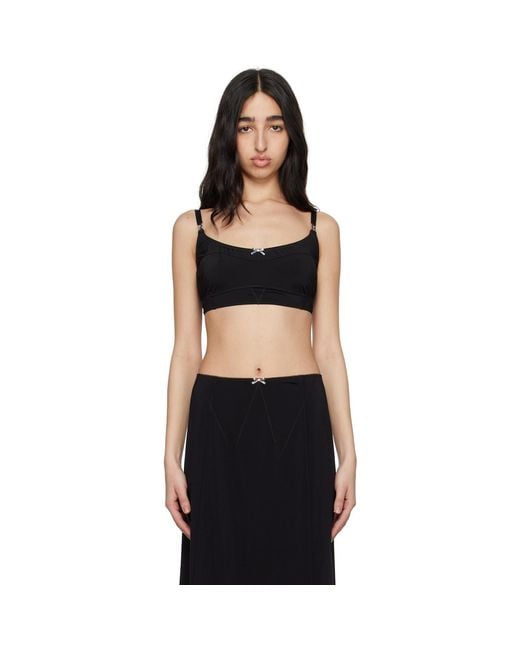 Rabanne Black Bow Top