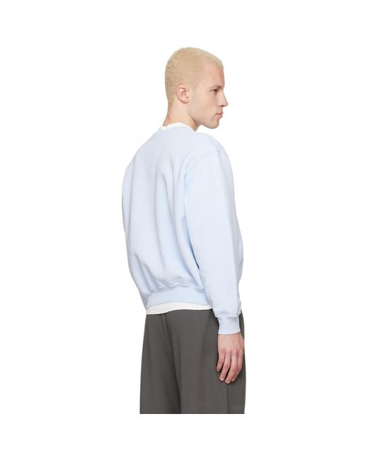 Lady White Co. White Mini Crewneck Sweatshirt for men