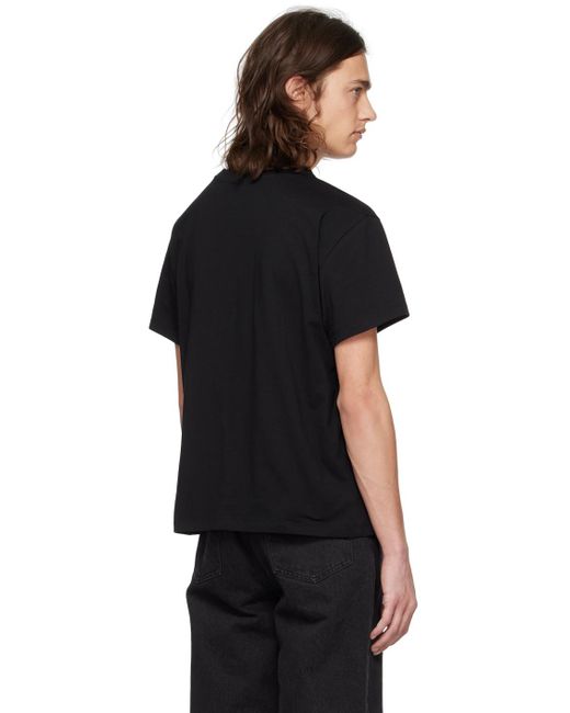Second/Layer Black Three-Pack T-Shirts for men