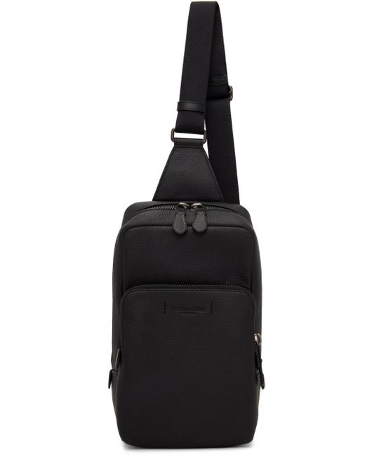 COACH Leather Gotham Pack Messenger Bag in ji/Black (Black) for Men | Lyst